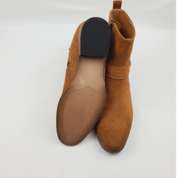 Steve Madden Palazo Mens Tan/ Brown Suede Zipper Casual Dress Boots main image 7
